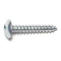 Midwest Fastener Sheet Metal Screw, #8 x 1 in, Zinc Plated Steel Truss Head Square Drive, 35 PK 30811